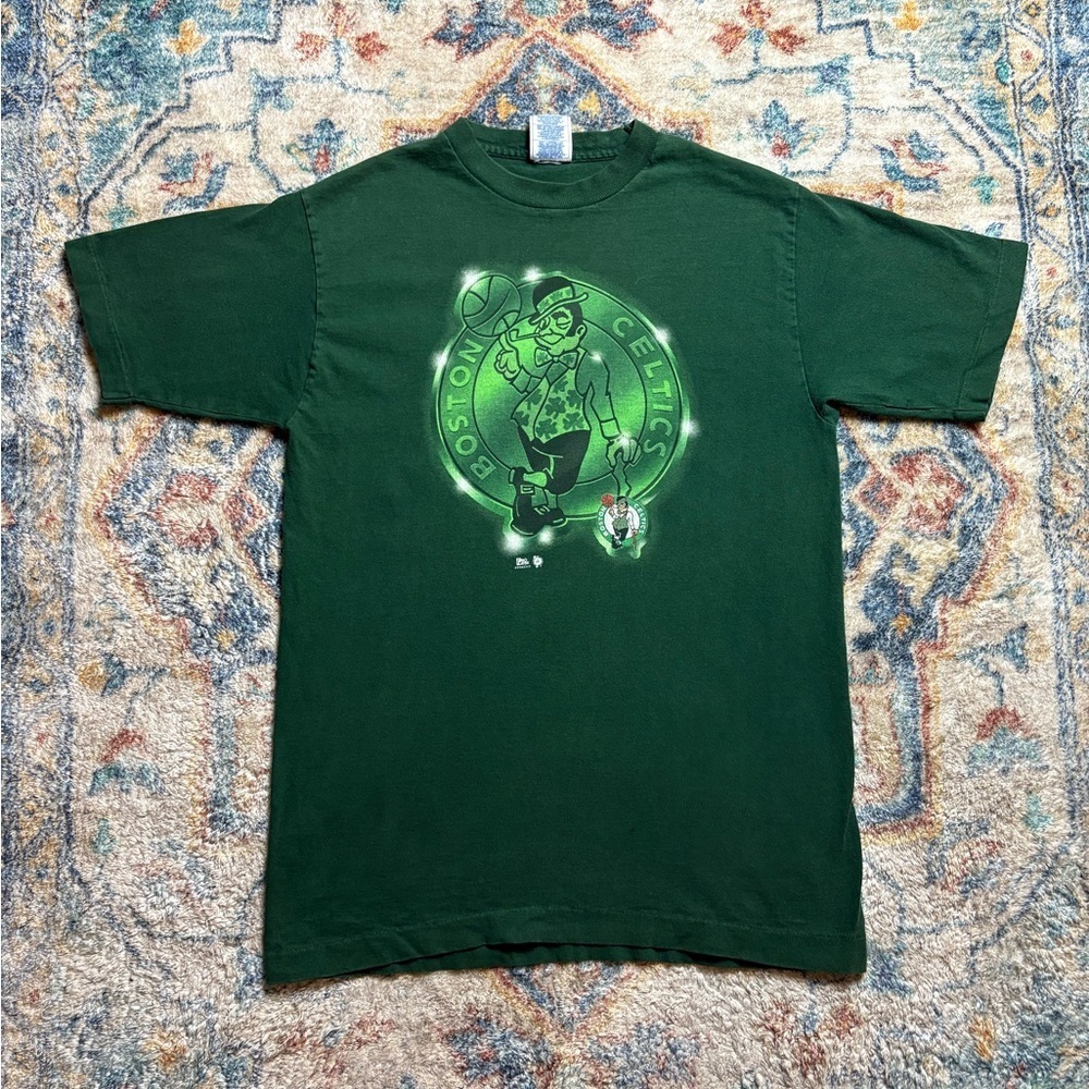 Vintage NBA Pro Player Boston Celtics Logo T-shirt Medium